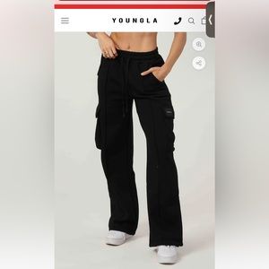 YoungLA Cargo Fleece Joggers
